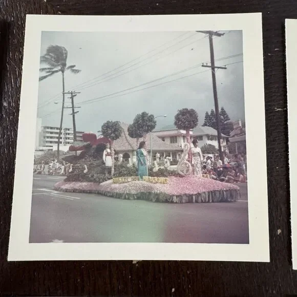 Honolulu Hawaii Vintage Photos Lot Of 9 King Kamehamaha Day Parade 1966 - Picture 4 of 11